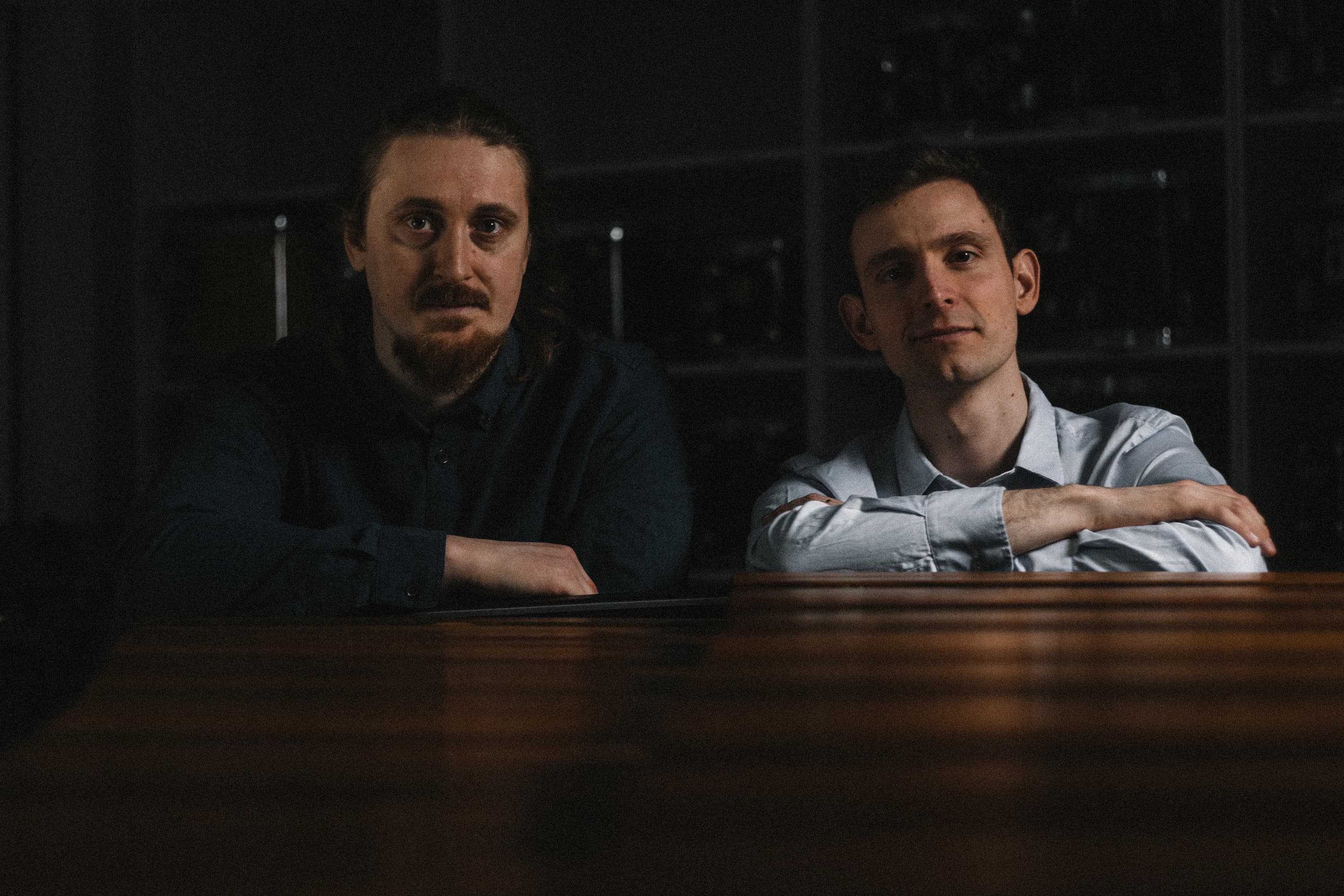 image of peaux duo members Filip Korošec and Rasmus Jönsson Hansson